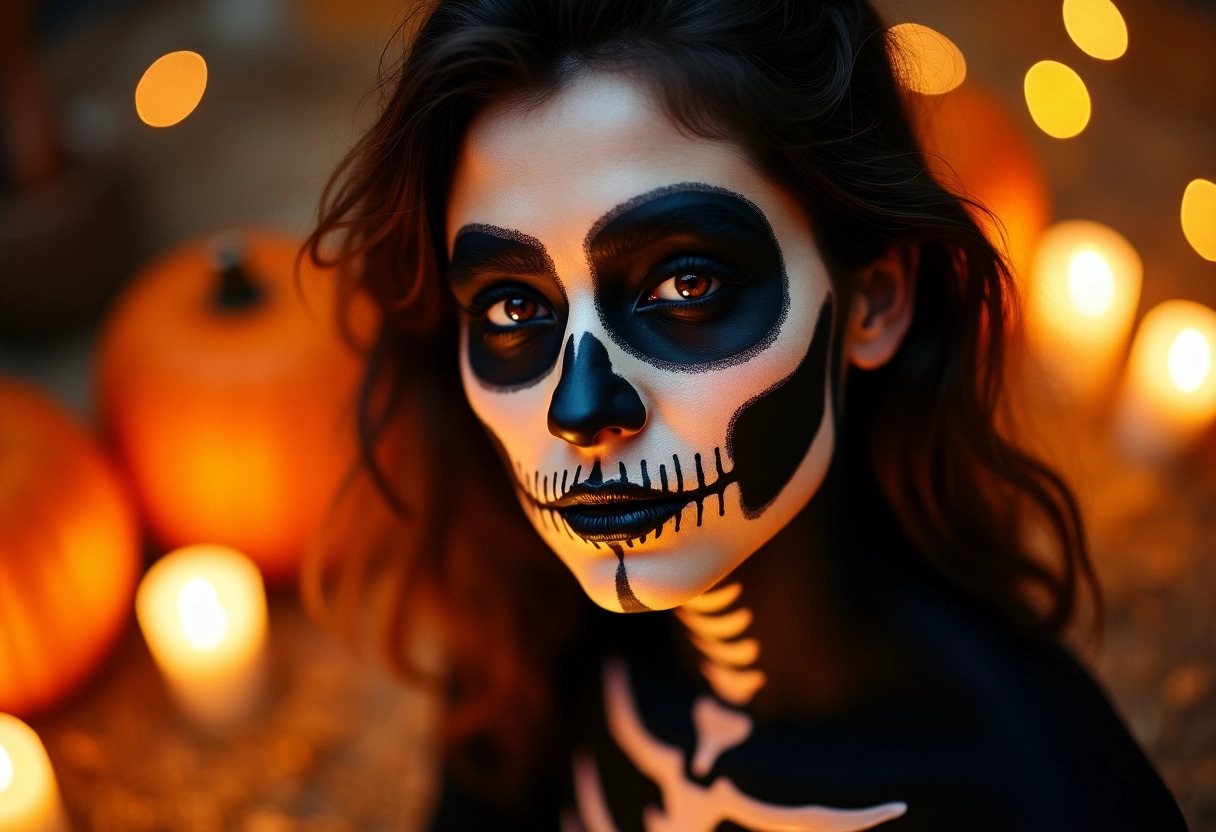 maquillage halloween